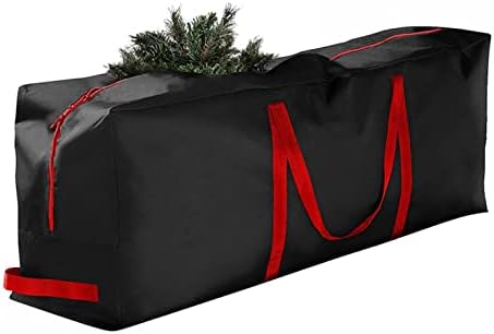 48 אינץ/69 אינץ תיבת אחסון, עץ חג המולד אחסון תיק עץ חג המולד אחסון שקיות עץ חג המולד קופסא פלסטיק סל עם גלגלים חג המולד